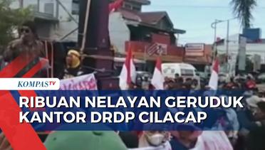 Tolak Peraturan Pemerintah Soal PNBP 10 Persen, Ribuan Nelayan Protes di Kantor DPRD Cilacap