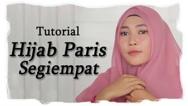 Tutorial Hijab Paris Segi Empat