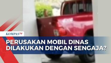 Viral Video Mobil Dinas di Padang Panjang Dirusak, DIduga Sengaja Demi Klaim Asuransi