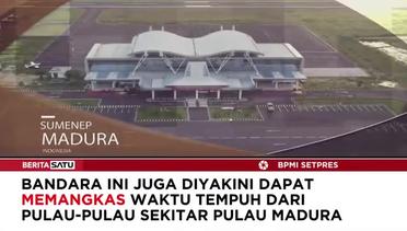 Presiden Jokowi Resmikan Bandara Trunojoyo