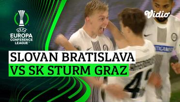 Slovan Bratislava vs SK Sturm Graz - Mini Match | UEFA Europa Conference League 2023/24