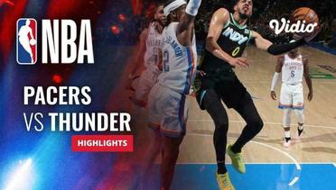 Indiana Pacers vs Oklahoma City Thunder - Highlights | NBA Regular Season 2023/24