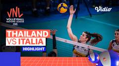 Match Highlights | Thailand vs Italia | Women's Volleyball Nations League 2022