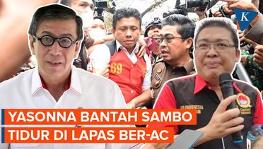 Tepis Alvin Lim, Yasonna Jelaskan Kronologi Penahanan Sambo