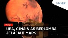 Satelit milik UAE, Cina, AS, berlomba jelajahi Mars