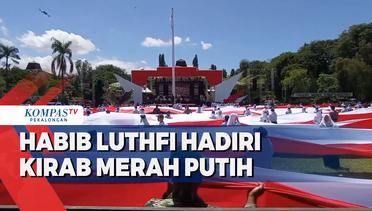 Habib Luthfi Hadiri Kirab Merah Putih 1001 Meter
