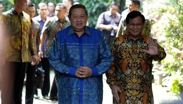 Terungkap, Isi Pertemuan Prabowo dan SBY Pagi Ini