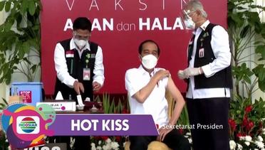 Presiden RI Orang Pertama Di Vaksin !!! Ini Tanggapan Para Selebriti Indonesia Tentang Vaksin Sinovac !!! | Hot Kiss 2021