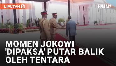 Tentara Kenya 'Paksa' Jokowi Putar Balik, Ternyata Lupa Beri Hormat!