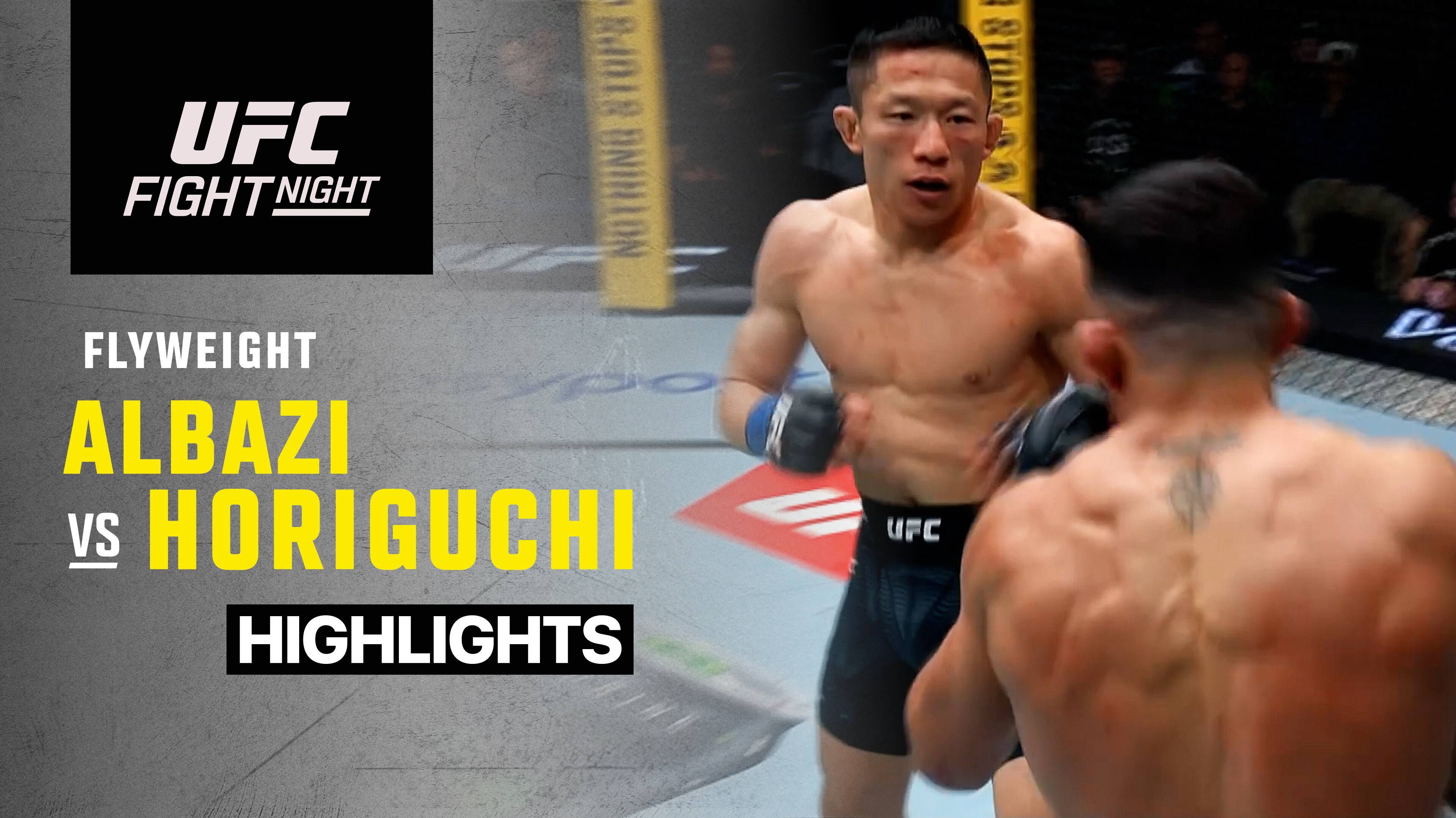 Amir Albazi vs Kyoji Horiguchi - Flyweight | UFC Fight Night