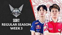 LIVE | MPL ID S12 | Regular Season Hari 2 Minggu 3 | Bahasa Indonesia