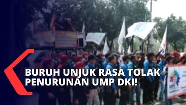 PTUN Batalkan UMP DKI Rp4,6 Juta, Buruh Demo Desak Gubernur Anies Ajukan Banding!