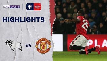 Match Highlight | Derby County 0 vs 3 Man United | The Emirates FA Cup 5th Round 2020