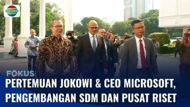 Jokowi Bertemu CEO Microsoft, Bahas Pengembangan SDM & Pembangunan Pusat Riset di Indonesia | Fokus