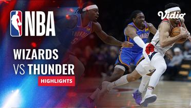 Washington Wizards vs Oklahoma City Thunder - Highlights | NBA Regular Season 2023/24