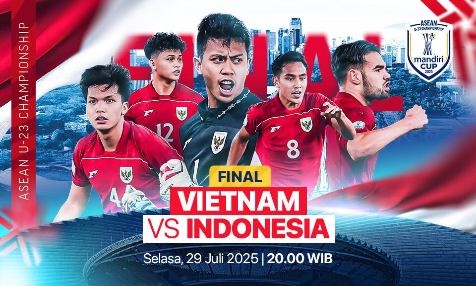 Final Piala AFF U23 2025: Indonesia Hadapi Vietnam, Ini Jadwalnya.