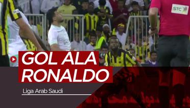 Gol Ala Cristiano Ronaldo Hadir di Liga Arab Saudi Disambut Histeris