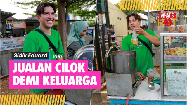 Sidik Eduard Jualan Bakso Cilok Karena Ekonomi Drop: Tiap Hari Makan Nasi Sama Cilok