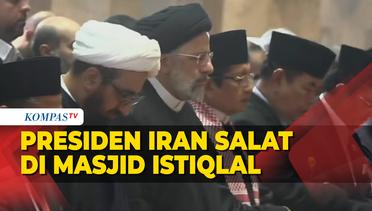 Presiden Iran Seyyed Ebrahim Salat Zuhur Berjamaah di Masjid Istiqlal