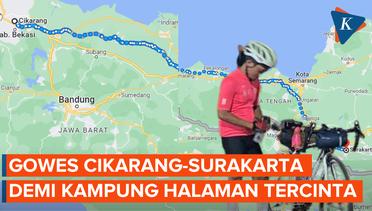 Perjuangan Dua Pemudik Sepeda, 3 Hari dari Cikarang sampai Surakarta