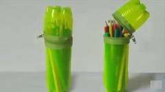 Cara Membuat Tempat Pensil Dari Botol 1 