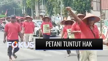 Tuntut Hak Lahan dan Rumah, Ratusan Petani Asal Deli Serdang Jalan Kaki Temui Jokowi di Jakarta