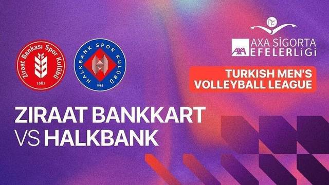 Ziraat Bankkart vs Halkbank - Full Match | Turkish Men's Volleyball League 2025/26