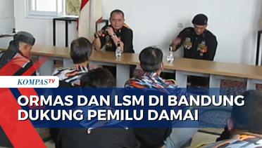Ormas dan LSM di Bandung Deklarasi Dukung Pemilu 2024 Berjalan Damai