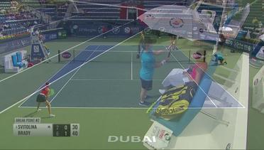 Match Highlight | Elina Svitolina 0 vs 2 Jennifer Brady | WTA Dubai Tennis Championships 2020