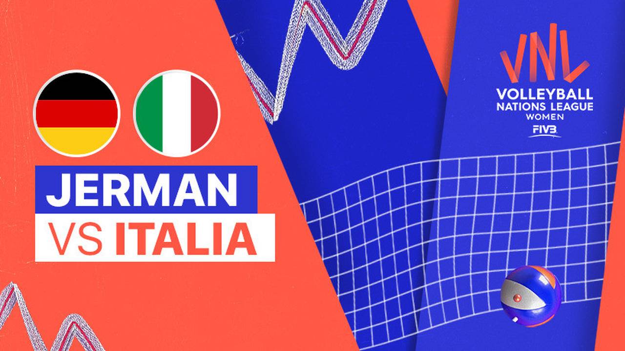 Full Match Jerman vs Italia Women's Volleyball Nations League 2022