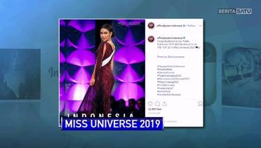 Puteri Indonesia Frederika Alexis Cull Masuk 10 Besar Miss Universe 2019