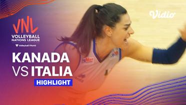 Match Highlights | Kanada vs Italia | Women’s Volleyball Nations League 2023