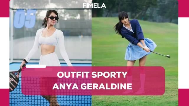 Gaya Sporty Anya Geraldine Cantik Bak Anime