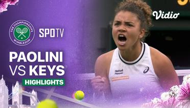 Jasmine Paolini (ITA) vs Madison Keys (USA) - Highlights | Wimbledon 2024 - Ladies' Singles