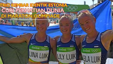 Trio Pelari Kembar Estonia Curi Perhatian Penonton di Olimpiade Rio 2016