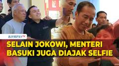 Momen Jokowi Disambut Meriah Warga Palu, Menteri Basuki Juga Diajak Foto