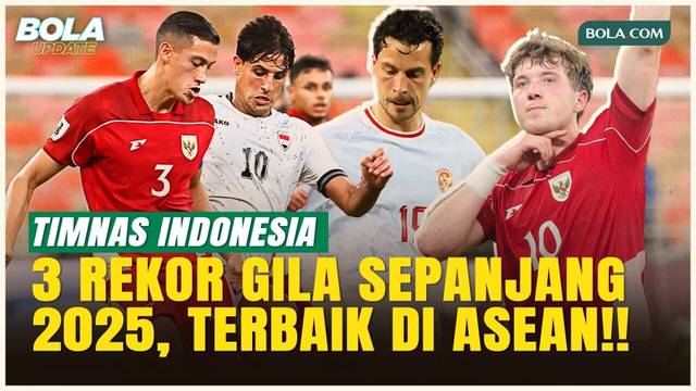Bukan Kebetulan! Deretan Rekor Luar Biasa Timnas Indonesia Sepanjang 2025: Jadi Tim ASEAN Terbaik!