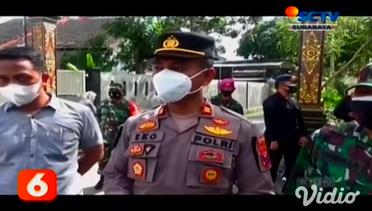Polisi Dan TNI Batasi Akses Warga Di Zona Merah