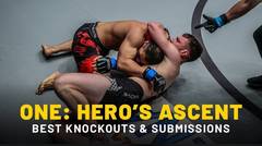 ONE- HERO'S ASCENT Highlights - Best Knockouts & Submissions