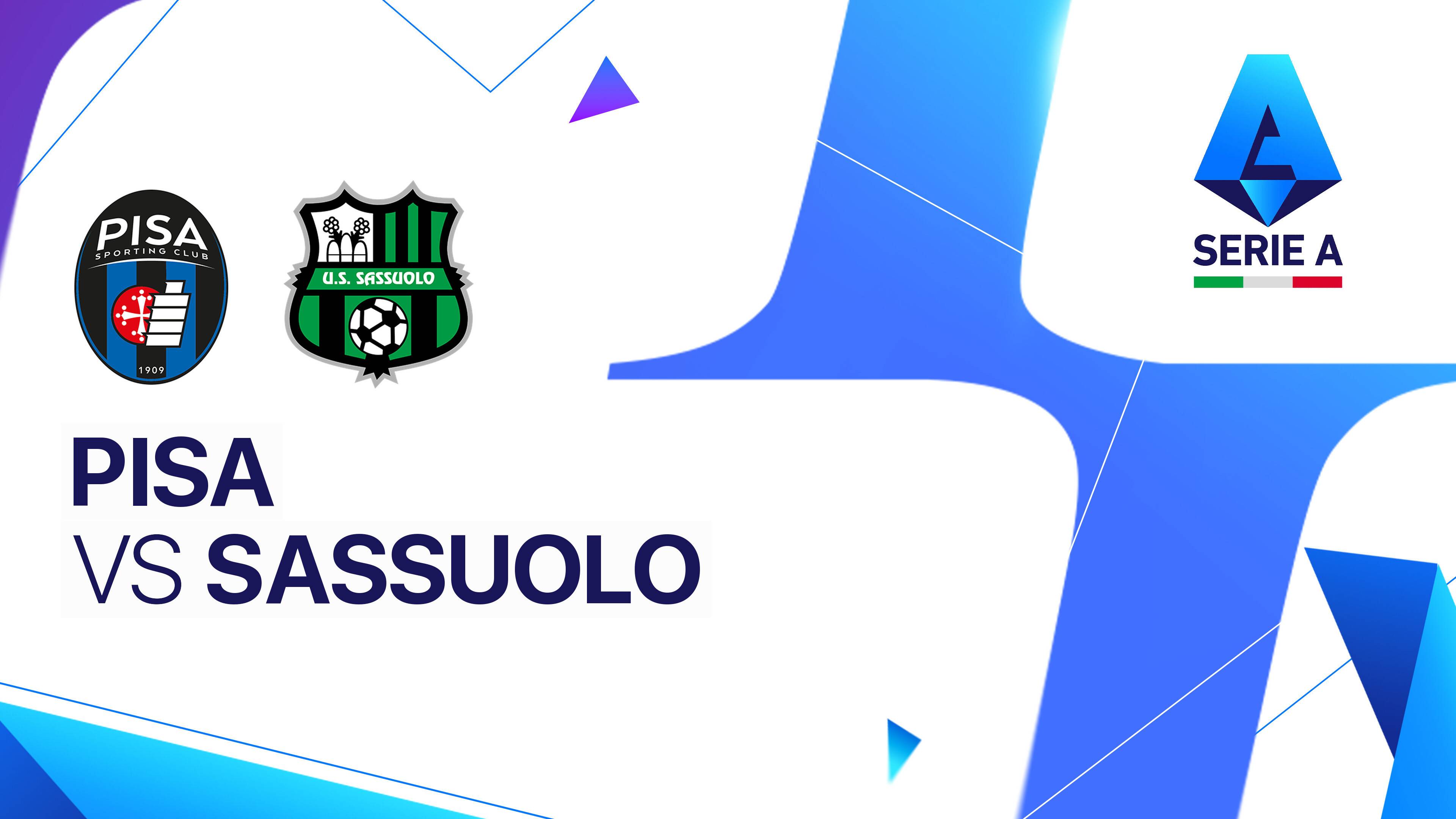 Pisa vs Sassuolo Calcio