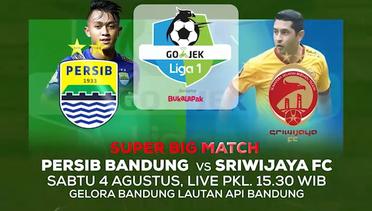 Partai Big Match! Persib Bandung vs Sriwijaya FC! - 4 Agustus 2018