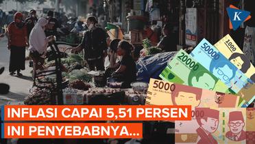 BPS Catat Inflasi 2022 Capai 5,51 Persen!