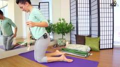 3 Posisi Yoga Kebawah Dengan Kaki Menopang