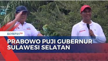 Puji Gubernur Sulawesi Selatan, Prabowo: Banyak Inisiatif yang Luar Biasa