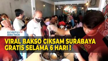 Viral Bakso Ciksam Surabaya Gratiskan Ratusan Porsi Untuk Warga Selama 6 Hari