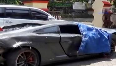 VIDEO: Polisi Memeriksa Pengemudi Lamborghini Maut di Surabaya
