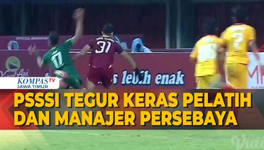 Pelatih dan Manajer Persebaya Surabaya Dapat Teguran Keras dari Komdis PSSI