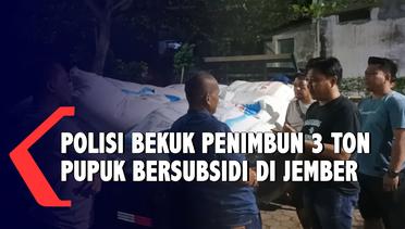 Polisi Bongkar Praktik Penimbunan 3 Ton Pupuk Subsidi di Jember