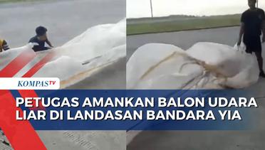 Kata AirNav Indonesia Terkait Balon Udara Liar Mendarat di Landasan Bandara YIA