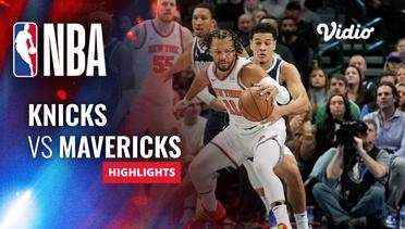 New York Knicks vs Dallas Mavericks - Highlights | NBA Regular Season 2023/24